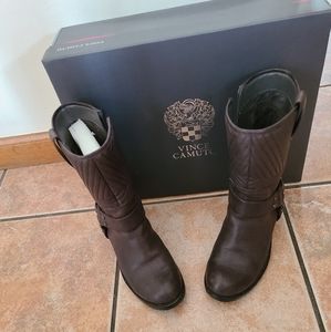 Vince camuto leather boot